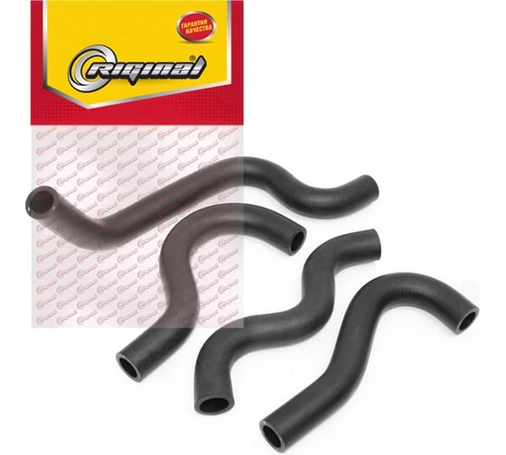 Изображение товара Патрубки отопителя 4 шт для а/м ГАЗ 3302, 2705, 2752 дв.406 Riginal RG406-8120000