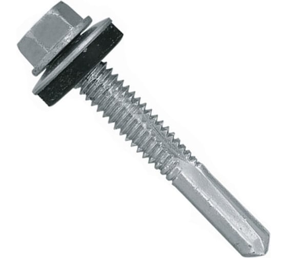 Изображение товара Кровельный саморез с увеличенным сверлом КРЕП-КОМП 5,5x38 К, 200 шт. скд5538кф