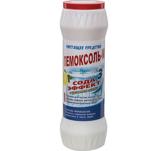 Изображение товара Чистящее средство ПЕМОКСОЛЬ-М Сода 3 Эффект, 400 г, универсальное, туба 604535