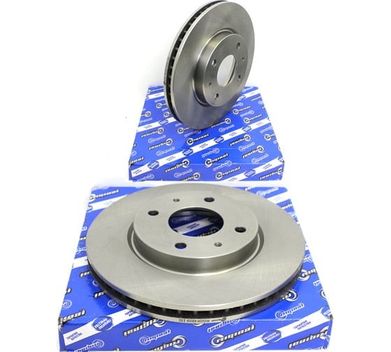 Изображение товара Диск тормозной передний для а/м Mitsubishi Galant VI 96>/Lancer 03> 2 шт Riginal DF4809 RGDF4809