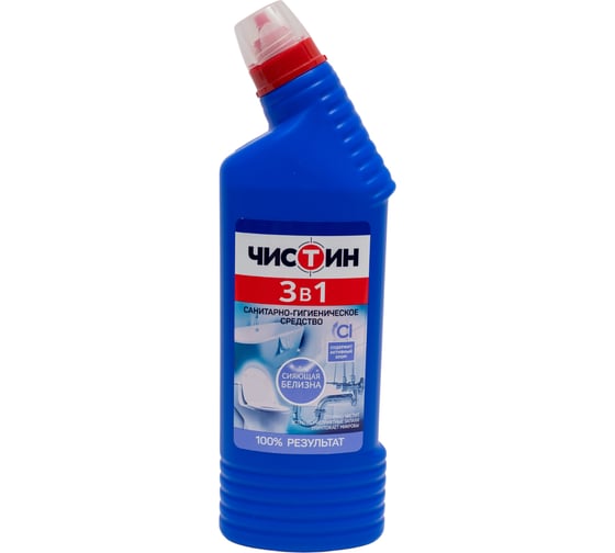 Изображение товара Средство для уборки туалета ЧИСТИН 750 г, 3 в 1, содержит активный хлор 24538