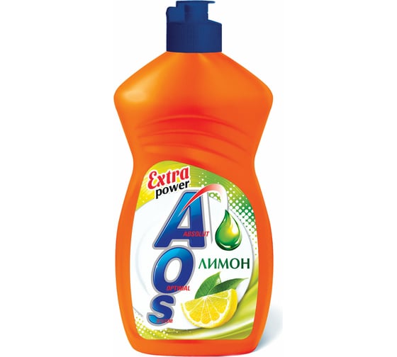 Изображение товара Средство для мытья посуды AOS Лимон 450 мл 605056