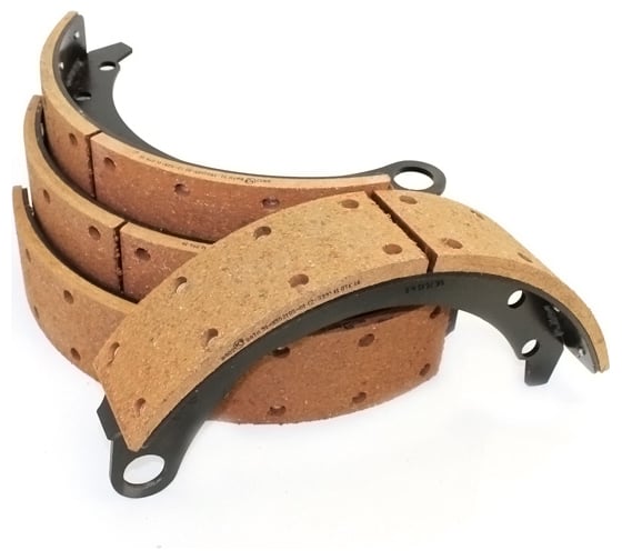 Изображение товара Колодка тормозная передняя для а/м ГАЗ-66 в сборе 4 шт Riginal RG66-3501090-02