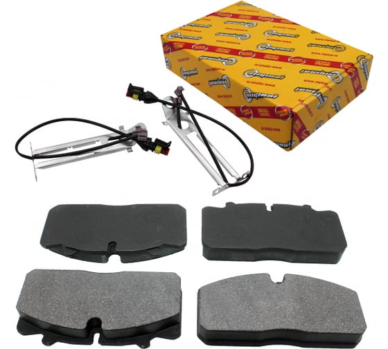 Изображение товара Колодка тормозная передняя/задняя 4 шт с датчиками для а/м ГАЗ C41R11, ПАЗ Вектор Riginal RGC41R11-3501800