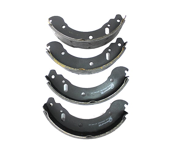 Изображение товара Колодка тормозная задняя для а/м ГАЗ-3302, 3221, 2217, A21R23 Next (клёпаная) 4 шт Riginal RG3302-3502090-10