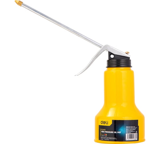 Изображение товара Масленка DELI для смазки стальная 330мл DL2403 (медный носик) 104472