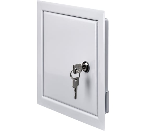 Изображение товара Люк-дверца Вентмаркет металлическая, на замке 300x350(h) LRZP300X350