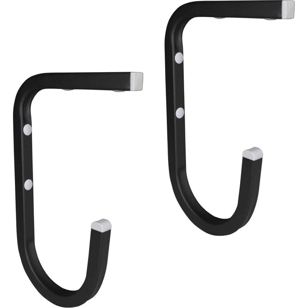 Изображение товара Универсальный крюк Delta-Park HU-15 в упаковке 2 шт. черный надежное крепление