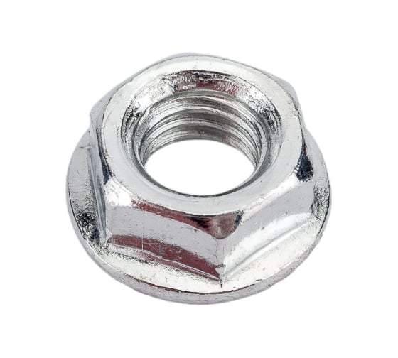 Изображение товара Гайка МЕТАЛЛСЕРВИС M8, DIN 6923, с фланцем, цинк, 50 шт. 1239406