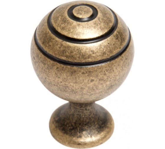 Изображение товара Ручка-кнопка BOYARD rc446eab.4 старинная латунь 102319