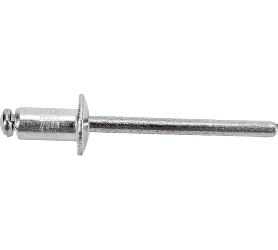 Изображение товара Вытяжная заклепка МЕТАЛЛСЕРВИС DIN 7337, алюминий/сталь, 4,8x10, 100 шт. 1238300