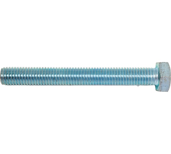 Изображение товара Болт МЕТАЛЛСЕРВИС М12x100, DIN 933, с полной резьбой, цинк, 4 шт. 1239015