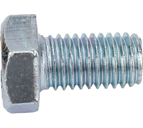 Изображение товара Болт МЕТАЛЛСЕРВИС М12x20, DIN 933, с полной резьбой, цинк, 10 шт. 1239326