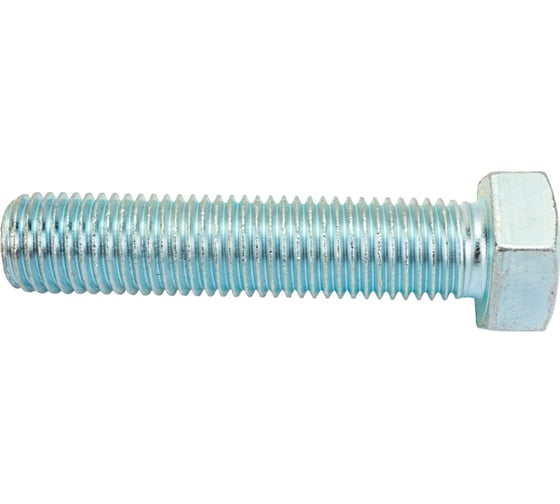 Изображение товара Болт МЕТАЛЛСЕРВИС М20x90, DIN 933, с полной резьбой, цинк, 2 шт. 1239330