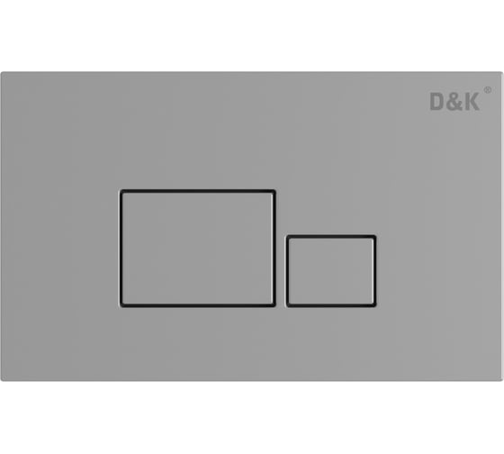 Изображение товара Клавиша смыва D&K Quadro универсальная, хром DB1519001