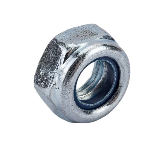 Изображение товара Гайка со стопорным кольцом МЕТАЛЛСЕРВИС M8, DIN 985, цинк, 50 шт. 1239403