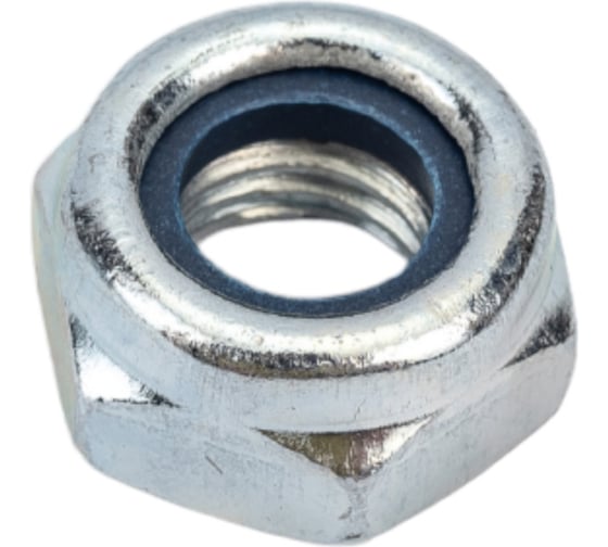 Изображение товара Гайка со стопорным кольцом МЕТАЛЛСЕРВИС М10, DIN 985, цинк, 50 шт. 1239395