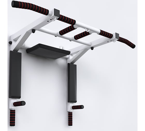 Изображение товара Турник-брусья-пресс 3в1 BARFITS Premium 40x40, белый м004