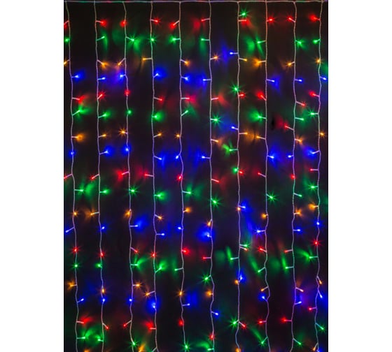 Изображение товара Гирлянда Navigator 93 645 ngf-d022-01, занавес, rgby, 192, 1.5x1.5м, ip20, tr 93645