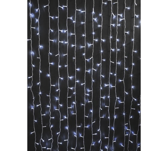Изображение товара Гирлянда Navigator 93 665 ngf-c01-03 занавес, водопад, cw, 260, 1.3x1.4м, ip44, tr 93665