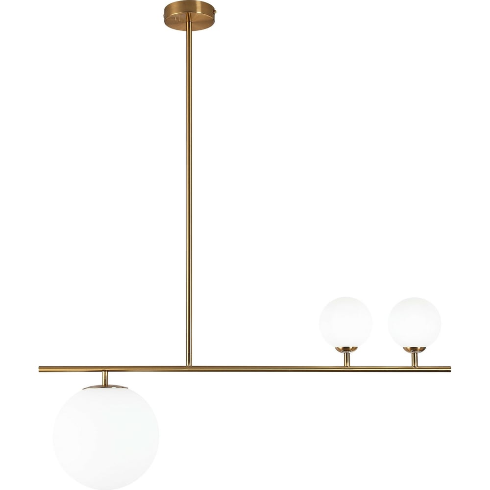 Изображение товара Современный светильник на штанге Moderli Sheman V6000-3P с золотым дизайном