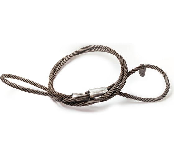 Изображение товара Буксировочный трос ТамбовТехСнаб стальной, 30 т, 10 м, 24 мм 7930130719431