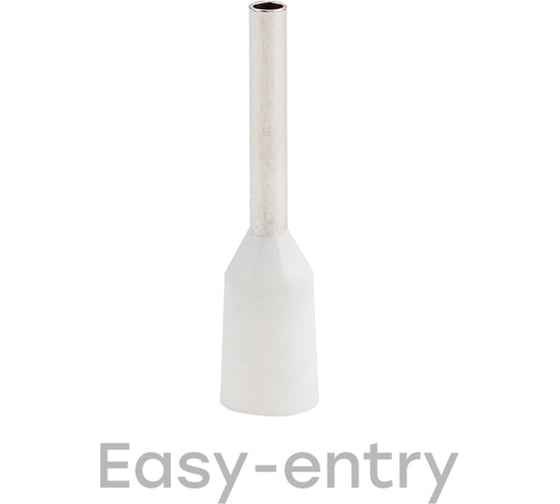 Изображение товара Штыревой втулочный изолированный наконечник EKF PROxima НШвИ 0,5-8, 50 шт. nhvi-0.5-8