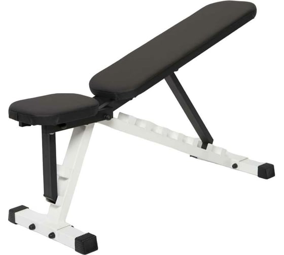 Изображение товара Скамья для жима BARFITS черная/белая м046