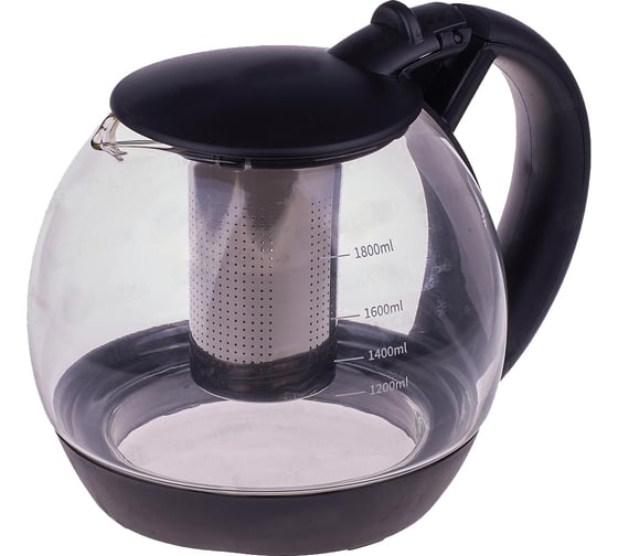 Изображение товара Заварочный чайник Ladina термостойкое стекло 2000 мл 12106