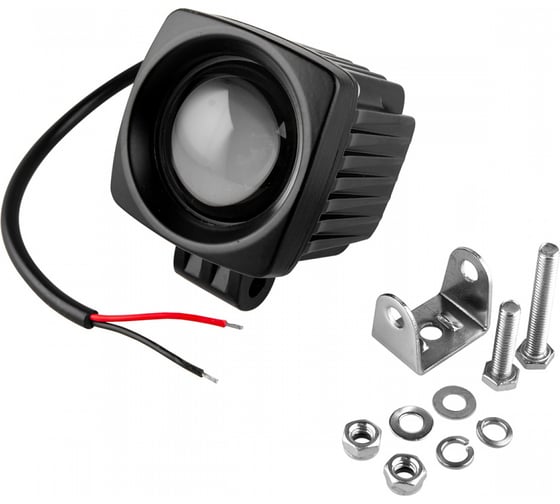 Изображение товара Светодиодная фара SKYWAY off road прямоугольная 12v/24v, 18w, 6000k, 1 диод, дальний свет S07201131