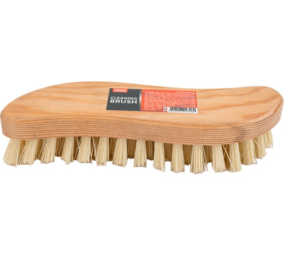 Изображение товара Деревянная щетка для пола BEOROL жесткая, 200x50 мм 245336