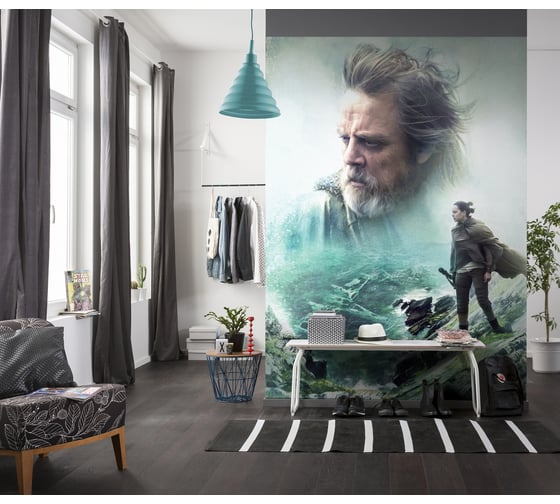 Изображение товара Фотообои бумажные Komar STARWARS "ЗВЕЗДНЫЕ ВОЙНЫ: последний Джедай" 184x254 см 4-438