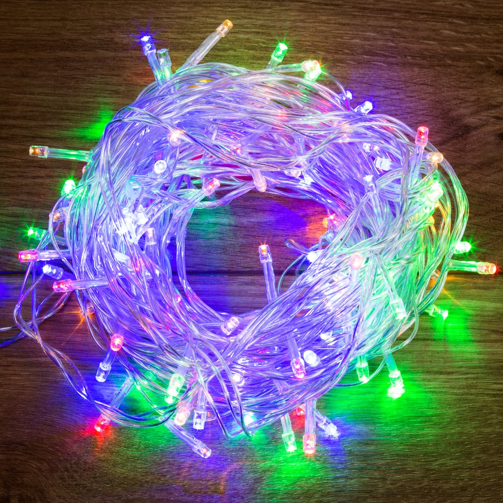Светодиодная гирлянда Neon-Night гирлянда сеть 1х1 5м пвх 160 led мультиколор