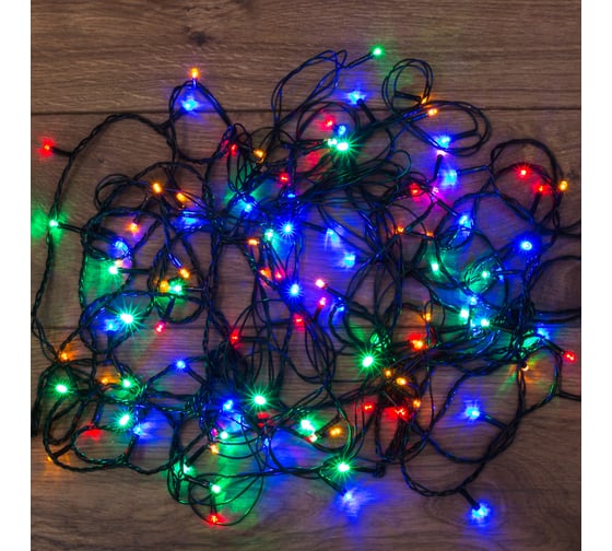 Изображение товара Светодиодная универсальная гирлянда Neon-Night 200 led мультиколор 20 метров, с контроллером 304-119