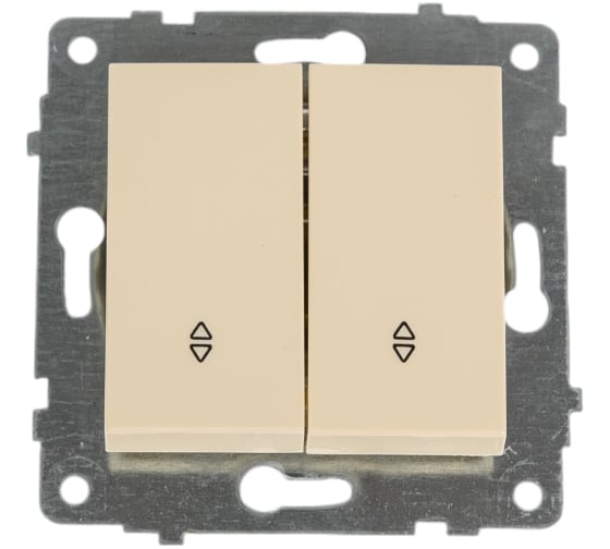 Изображение товара Механизм выключателя OVIVO 2-кл. проходной, крем 600-000202-211