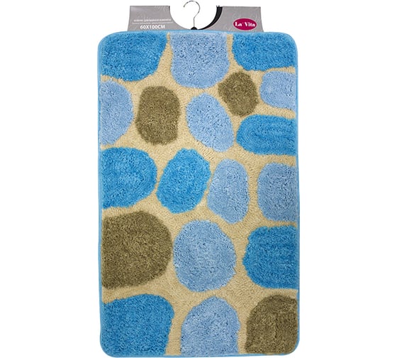 Изображение товара Коврик в ванную комнату Dasch 60x100см Лора синий 4534