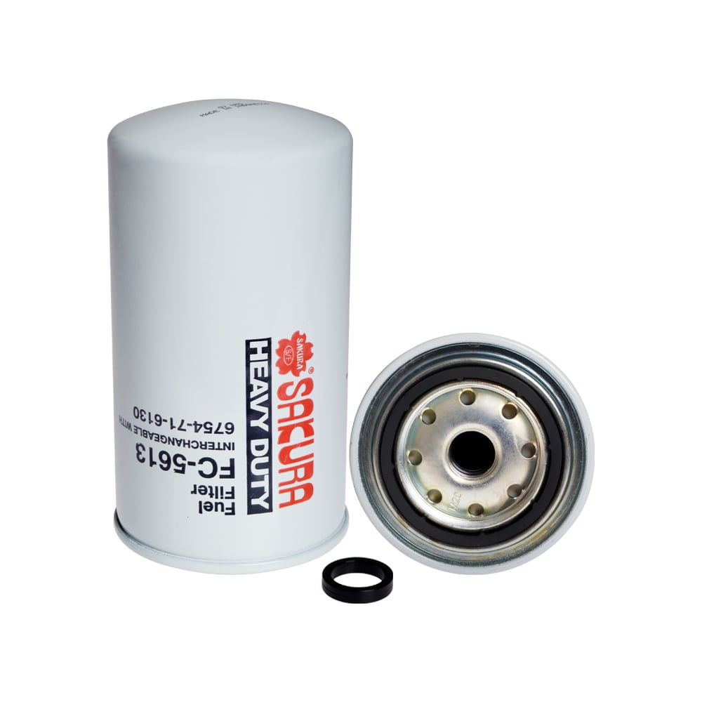 Изображение товара Фильтр топливный Sakura FC5613 для техники KOMATSU, 174x93 мм