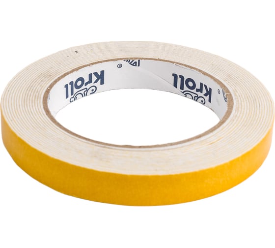 Изображение товара Клейкая лента на вспененнной основе KROLL 15 мм х 5 м 4607190400960
