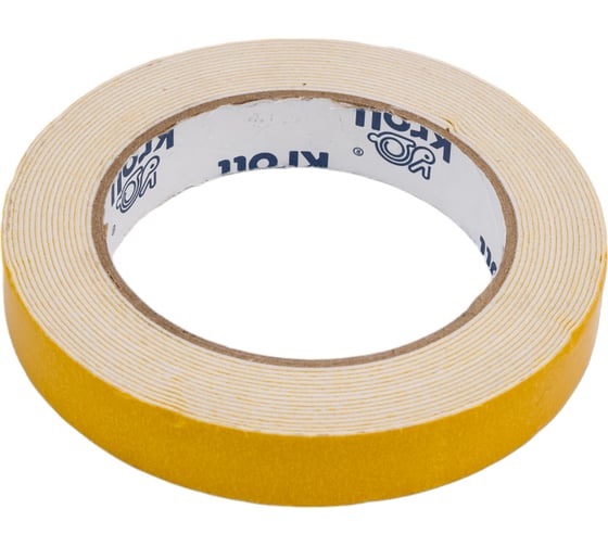 Изображение товара Клейкая лента на вспененнной основе KROLL 19 мм х 5 м 4607190400984