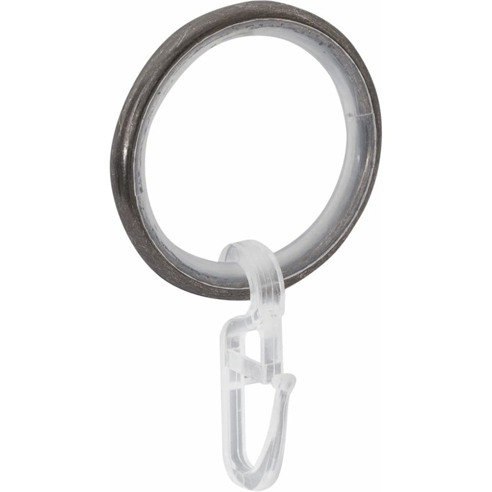 Кольцо для карниза Arttex кольцо для карниза с зажимом d 30 38 мм 10 шт в блистере серебряный
