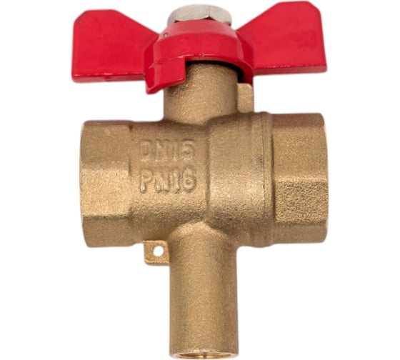 Изображение товара Кран шаровой для монтажа термодатчика Пульсар Ду15 (9885) Н00002390