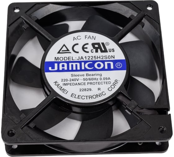 Изображение товара Вентилятор JAMICON JA1225H2S0N-T 120х120х25 230В С00034848