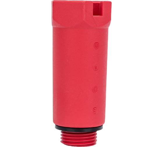 Изображение товара Удлиненная заглушка ELSEN 20x1/2" с наружной резьбой, красная EFA03.20-1/2R