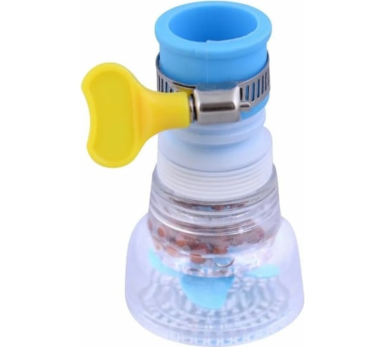 Изображение товара Насадка-рассеиватель на кран МУЛЬТИДОМ "Чистота" 3 цвета VL34-198