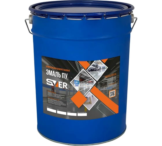 Изображение товара Эмаль SVER ПУ RAL 7024, 10 кг 1000147