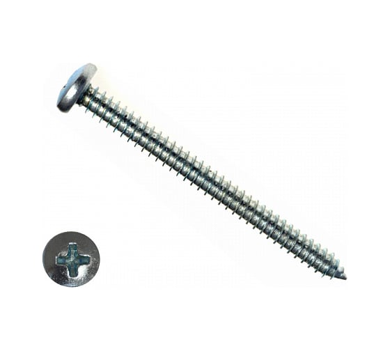 Изображение товара Шуруп с полукруглой головкой КРЕП-КОМП DIN 7981, 3,9x6,5 25000 шт. шп3965