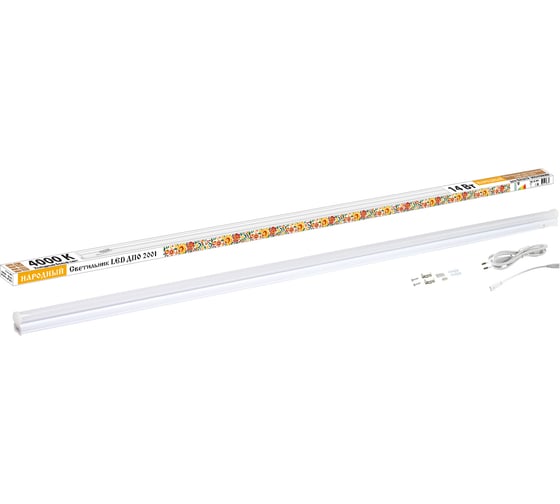 Изображение товара Светильник TDM ELECTRIC LED ДПО 2001 14 Вт, 4000К, IP40, Народный SQ0329-0853