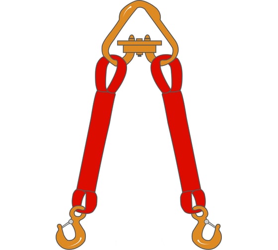 Изображение товара Двухветвевой текстильный строп ТамбовТехСнаб 2СТ 6 т, 7 м 7930130714580