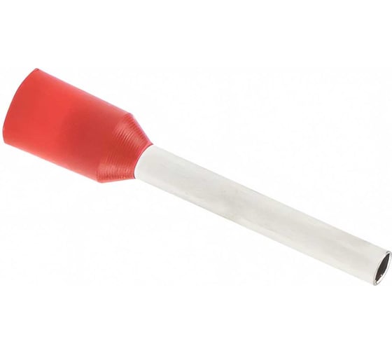 Изображение товара Штыревой втулочный изолированный наконечник EKF НШвИ 1,0-8, 50 шт. PROxima nhvi-1.0-8