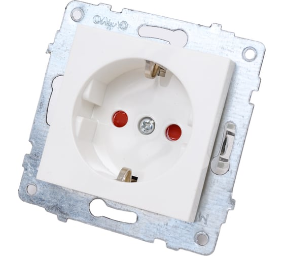 Изображение товара Механизм розетки OVIVO с/з шторки, белый 600-000301-218